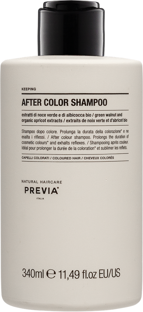 Шампунь PREVIA GREEN WALNUT Блеск цвета 340 мл