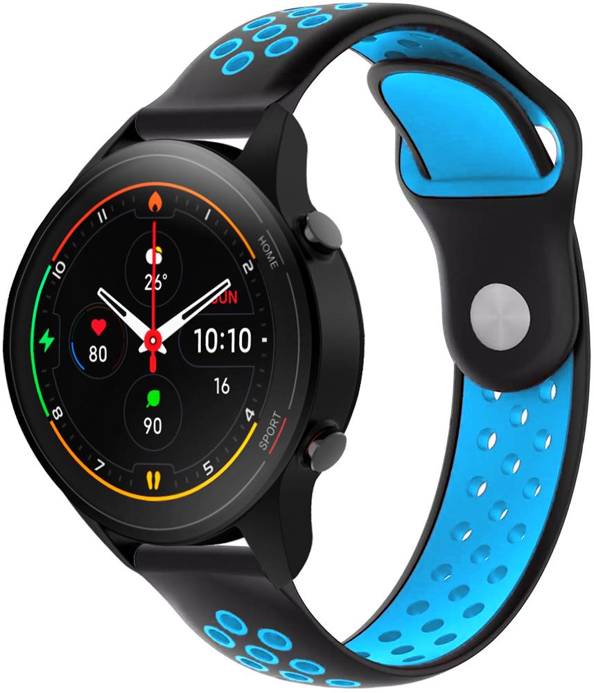 Ремешок Sport для Xiaomi Mi Watch 22 мм Black Sky Blue (23133-6A)