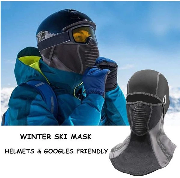 Балаклава RockBros LF7913-1 Чорний із сірим (1881885483) - фото 7 Балаклава RockBros LF7913-1 Чорний із сірим (1881885483) - фото 7