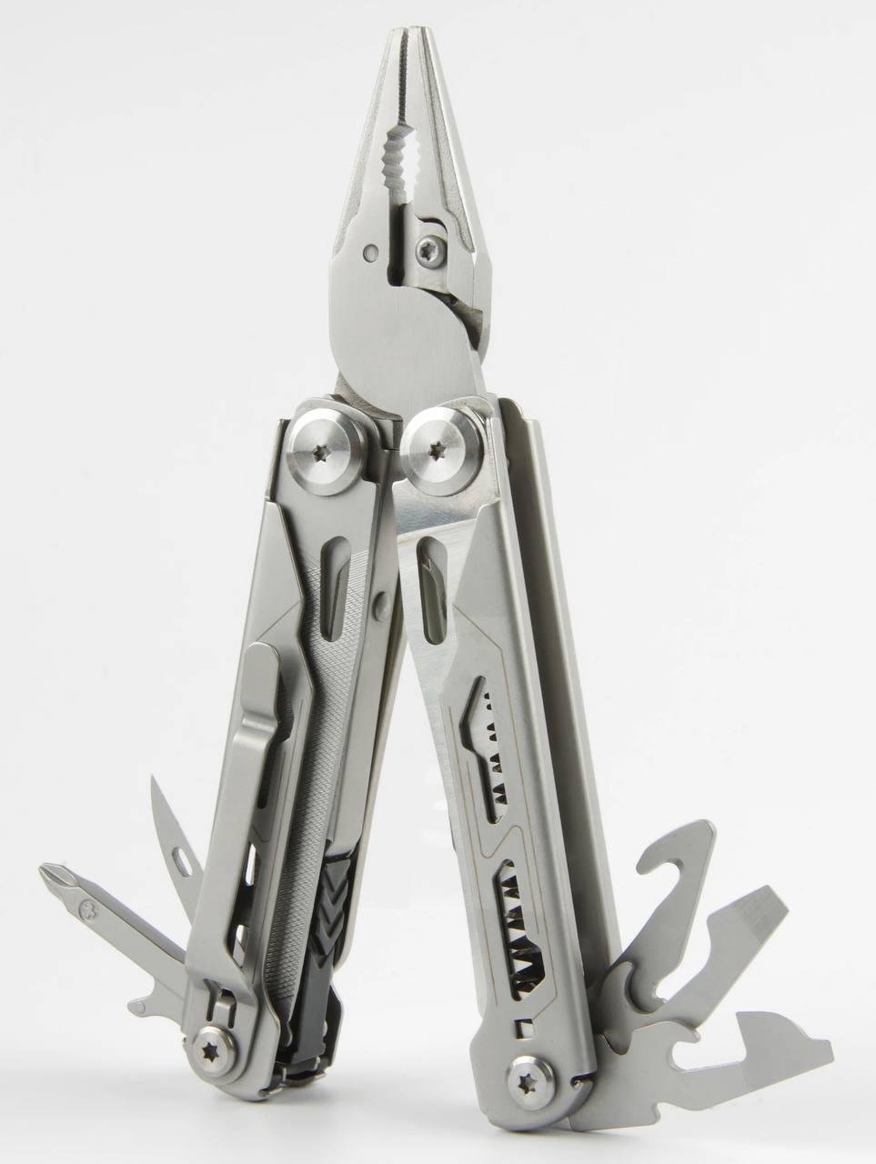Мультитул Sanke Rescue 32в1 з набором біт та додатковими кусачками Silver (xy7-ixx-zq2) - фото 7 Мультитул Sanke Rescue 32в1 з набором біт та додатковими кусачками Silver (xy7-ixx-zq2) - фото 7