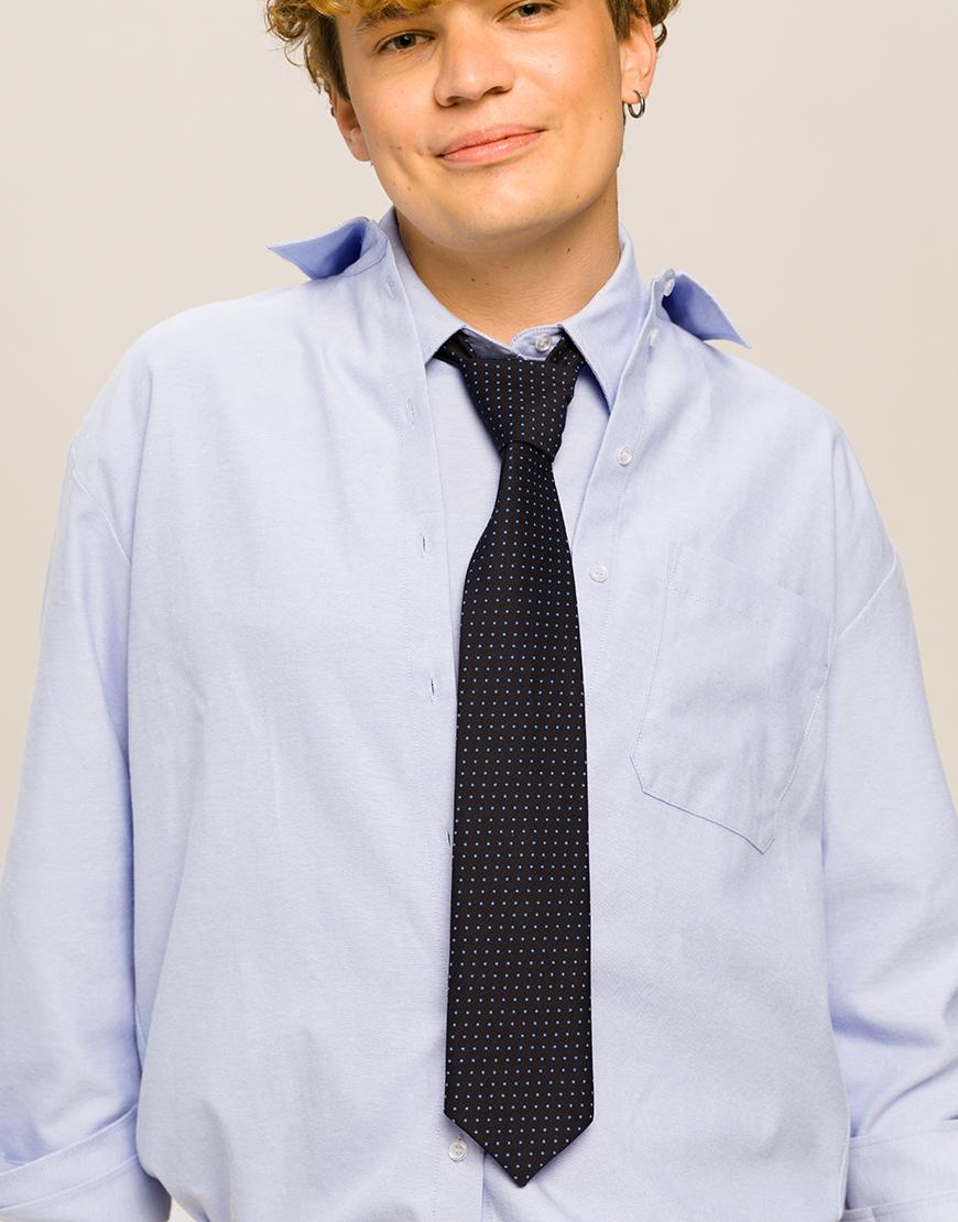 Краватка Polka Blue Dot Tie CRAVATTA синя One size