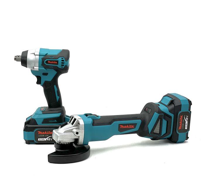 Набор аккумуляторный Makita 2в1 бесщеточный 48 V 6Ah гайковерт DTW385/болгарка DGA506ZPRO (25005902) - фото 11 Набор аккумуляторный Makita 2в1 бесщеточный 48 V 6Ah гайковерт DTW385/болгарка DGA506ZPRO (25005902) - фото 11