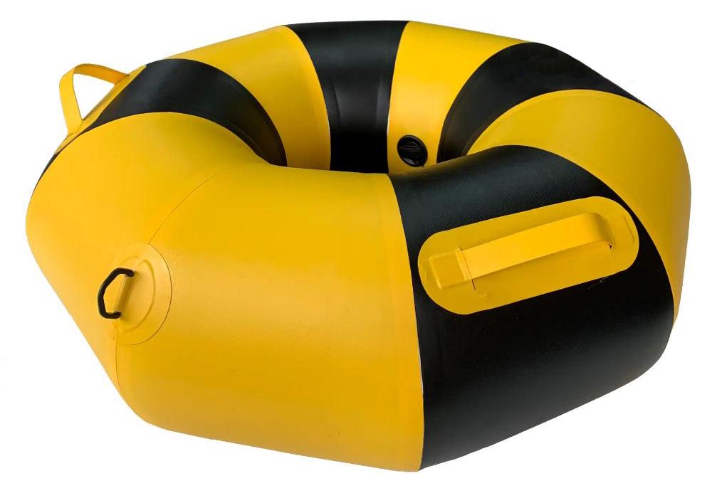 Тюбинг Ладья d 90 см Желто-черный (lad_ЛСТ-9007)