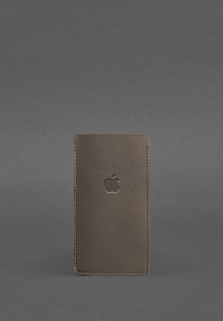 Кожаный чехол для iPhone 13 Темно-бежевый (A-027647) Кожаный чехол для iPhone 13 Темно-бежевый (A-027647)