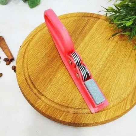 Точилка для ножів механічна Червоний (84260) - фото 5 Точилка для ножів механічна Червоний (84260) - фото 5