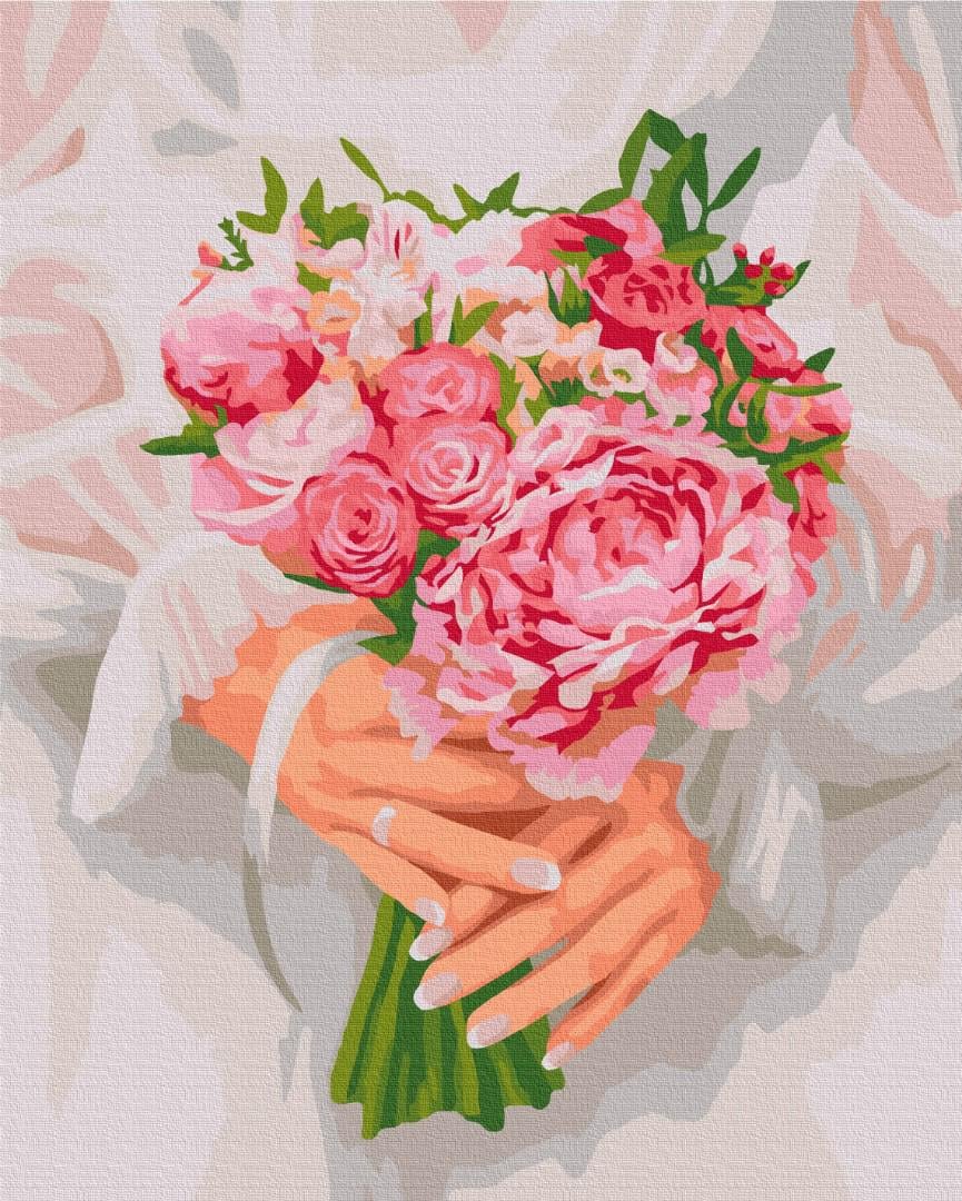 Картина за номерами Brushme Преміум Спеціальний букет 40x50 см (PBS52534)