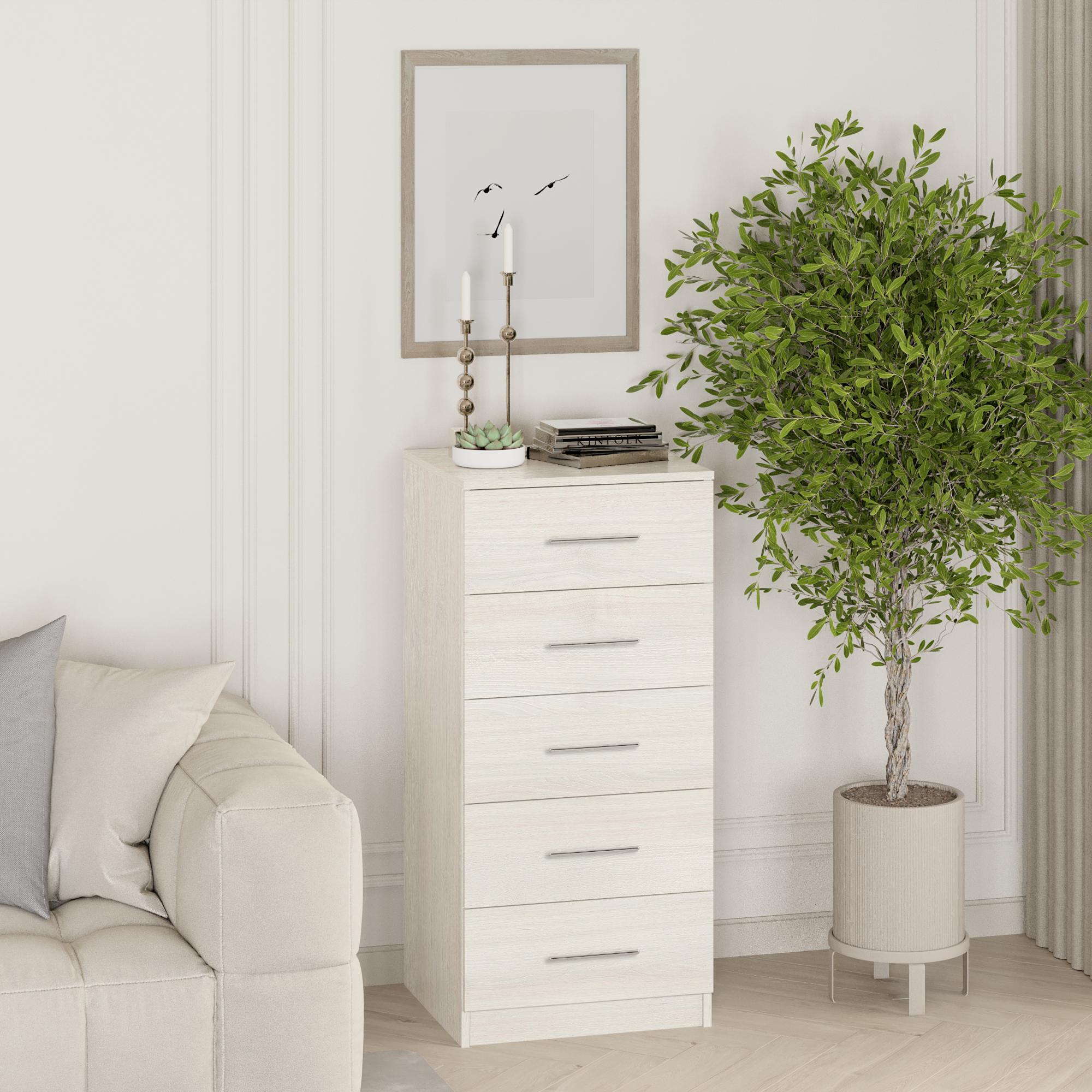 Комод Standart K5h 500x450x1100 мм Шамони Светлый - фото 1 Комод Standart K5h 500x450x1100 мм Шамони Светлый - фото 1