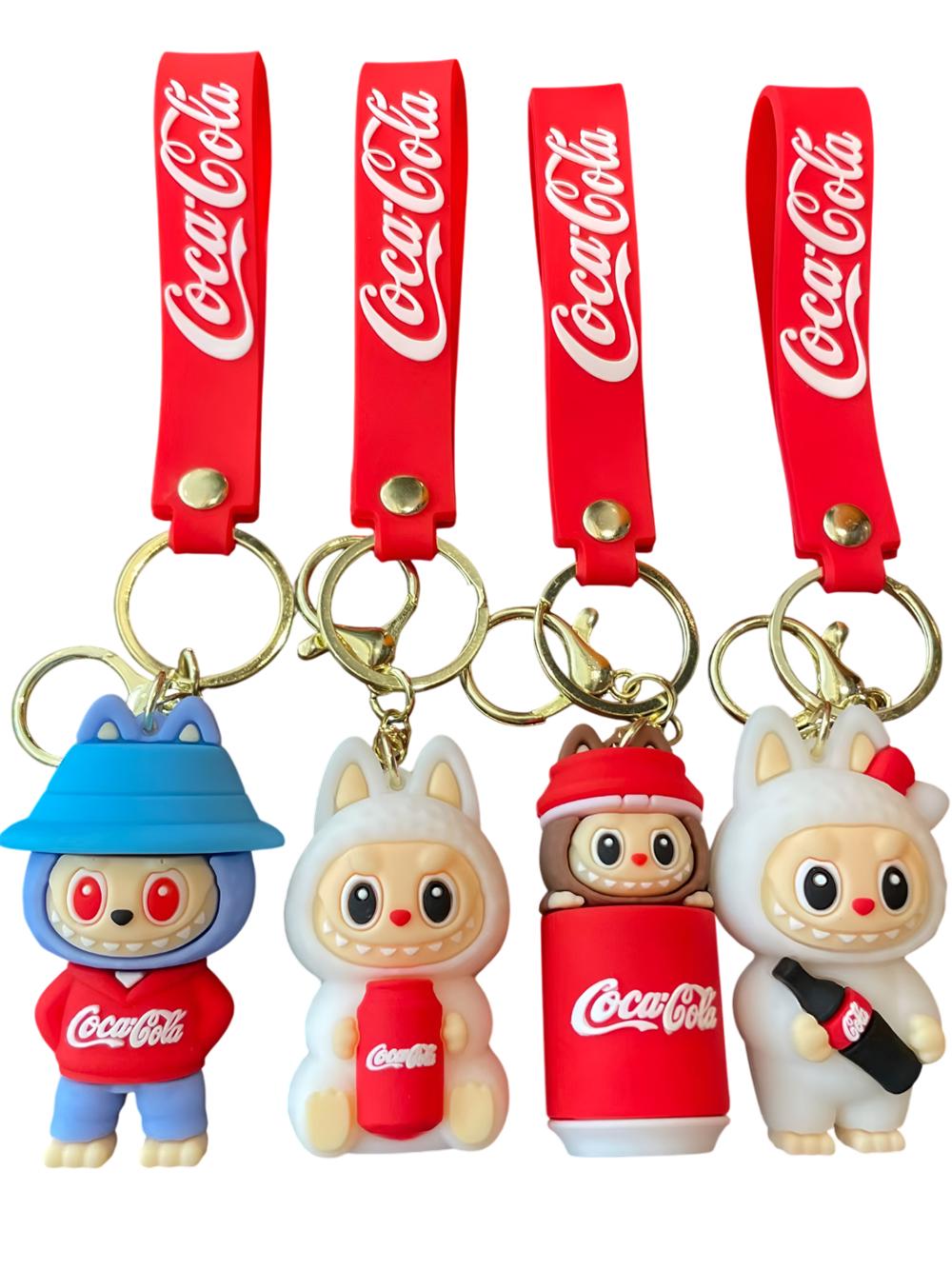 Брелок Labubu 2025 the monsters coca cola vinyl face с случайной моделью в упаковке (f9a797bd)