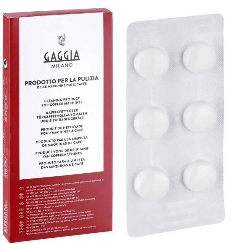 Таблетки от кофейных жиров Gaggia 6 шт. (RI9125)