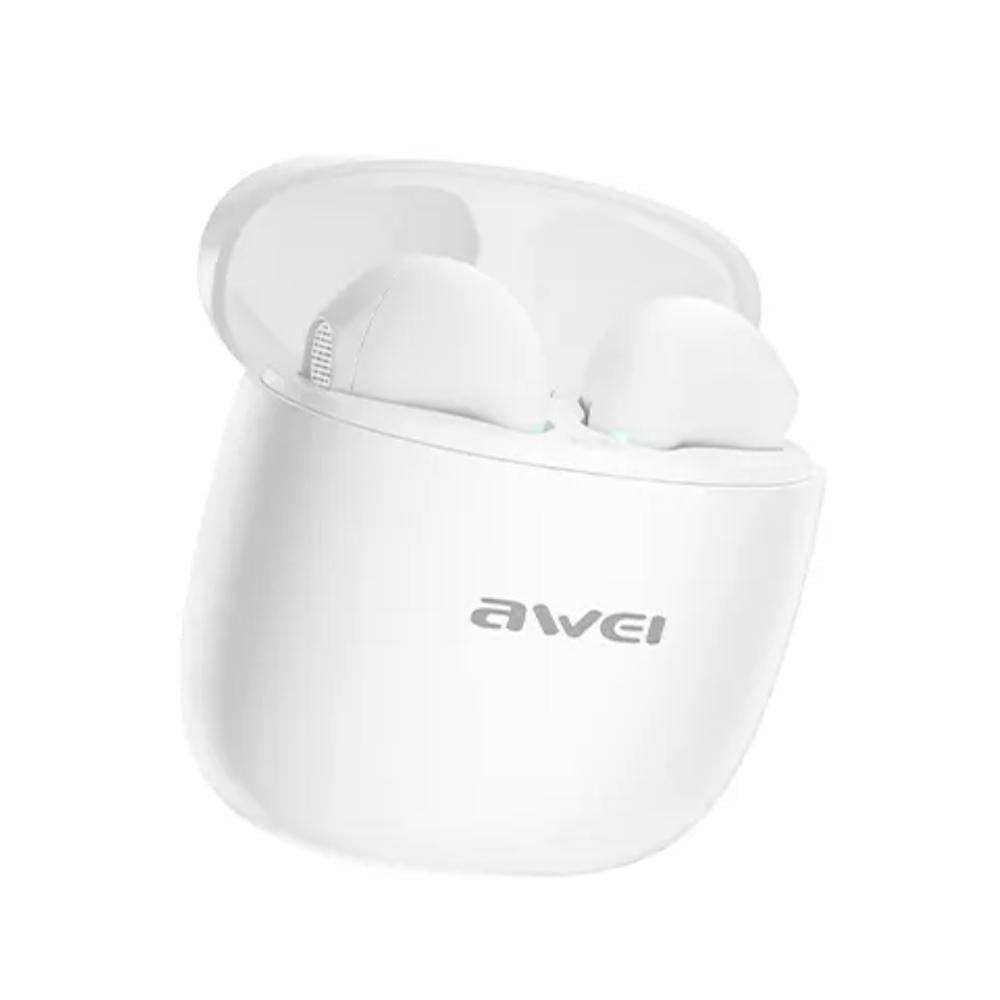 Наушники беспроводные Awei T26 Pro True Wireless Sports Earbuds Bluetooth TWS ENC HiFi White (180136) - фото 4 Наушники беспроводные Awei T26 Pro True Wireless Sports Earbuds Bluetooth TWS ENC HiFi White (180136) - фото 4