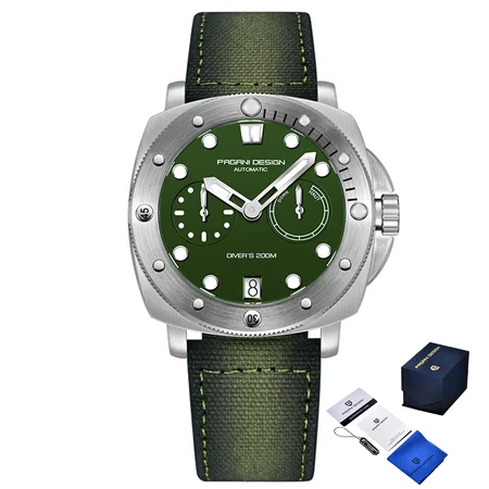 Наручные часы Pagani Design PD-1767 Silver/Green