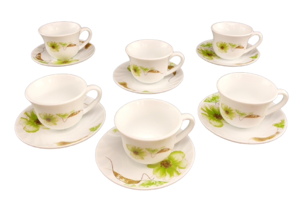 Набір чайний A-Plus 1875 190 мл круглий з візерунком 12 пр.(DR001541)