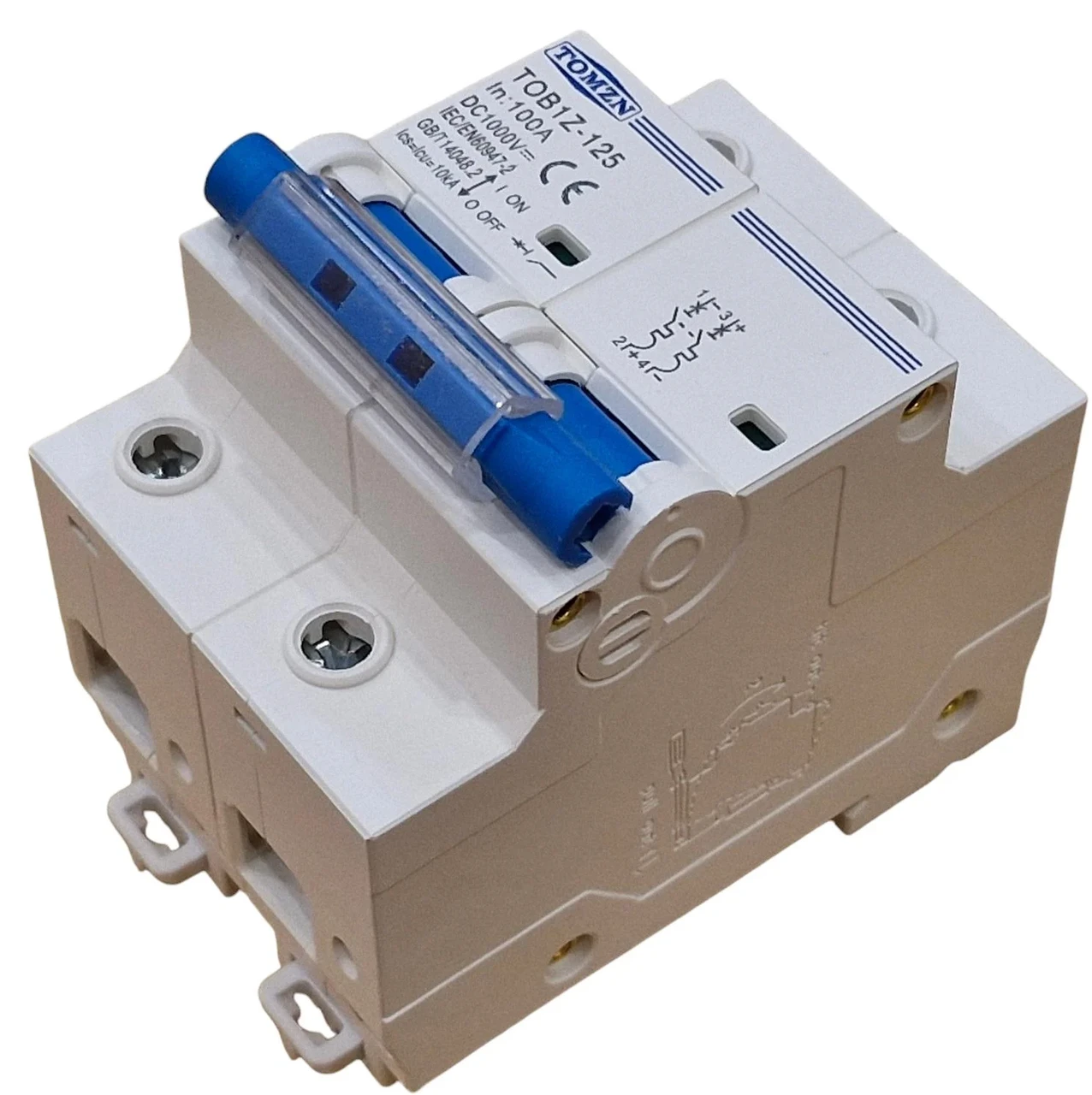 Выключатель автоматический TOMZN 100A DC 600V 2P (33065041)