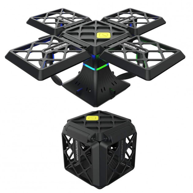 Квадрокоптер радіокерований Black Knight Cube 414 Чорний (MD-14183)