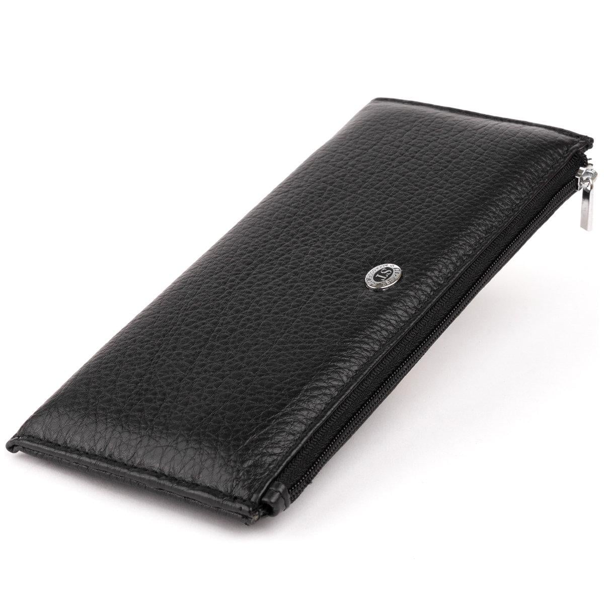 Кошелек унисекс ST Leather 19324 из натуральной кожи Черный (168-136-19324) Кошелек унисекс ST Leather 19324 из натуральной кожи Черный (168-136-19324)