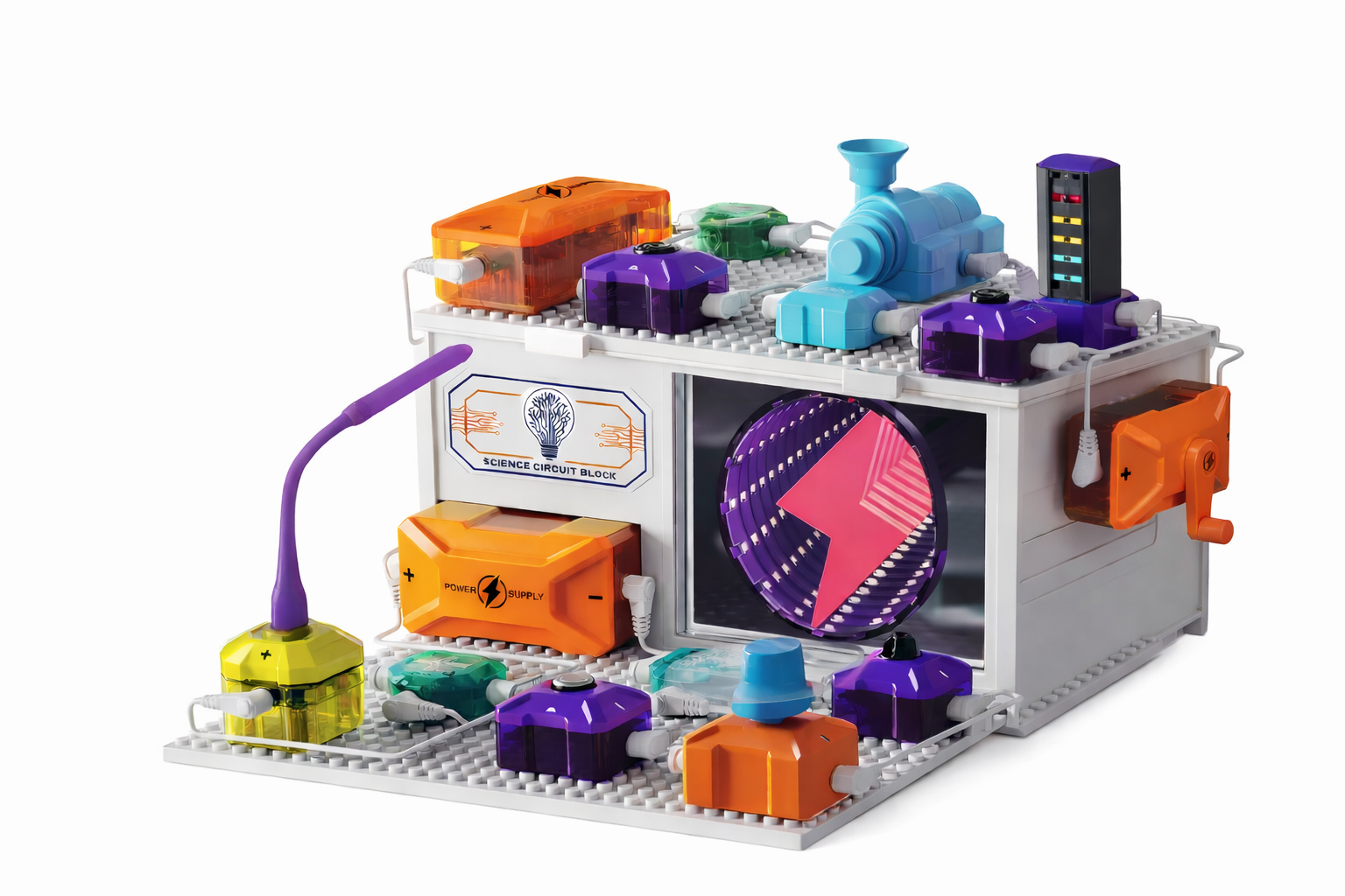 Конструктор электронный D4002 Science Circuit Block 43 дет. 380 экспериментов (2896037263)