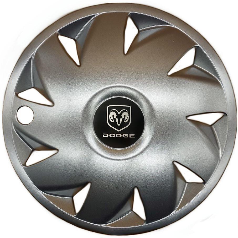 Колпаки SJS 210 с логотипом Dodge 4 шт. R14 Серебряный (2654556671)