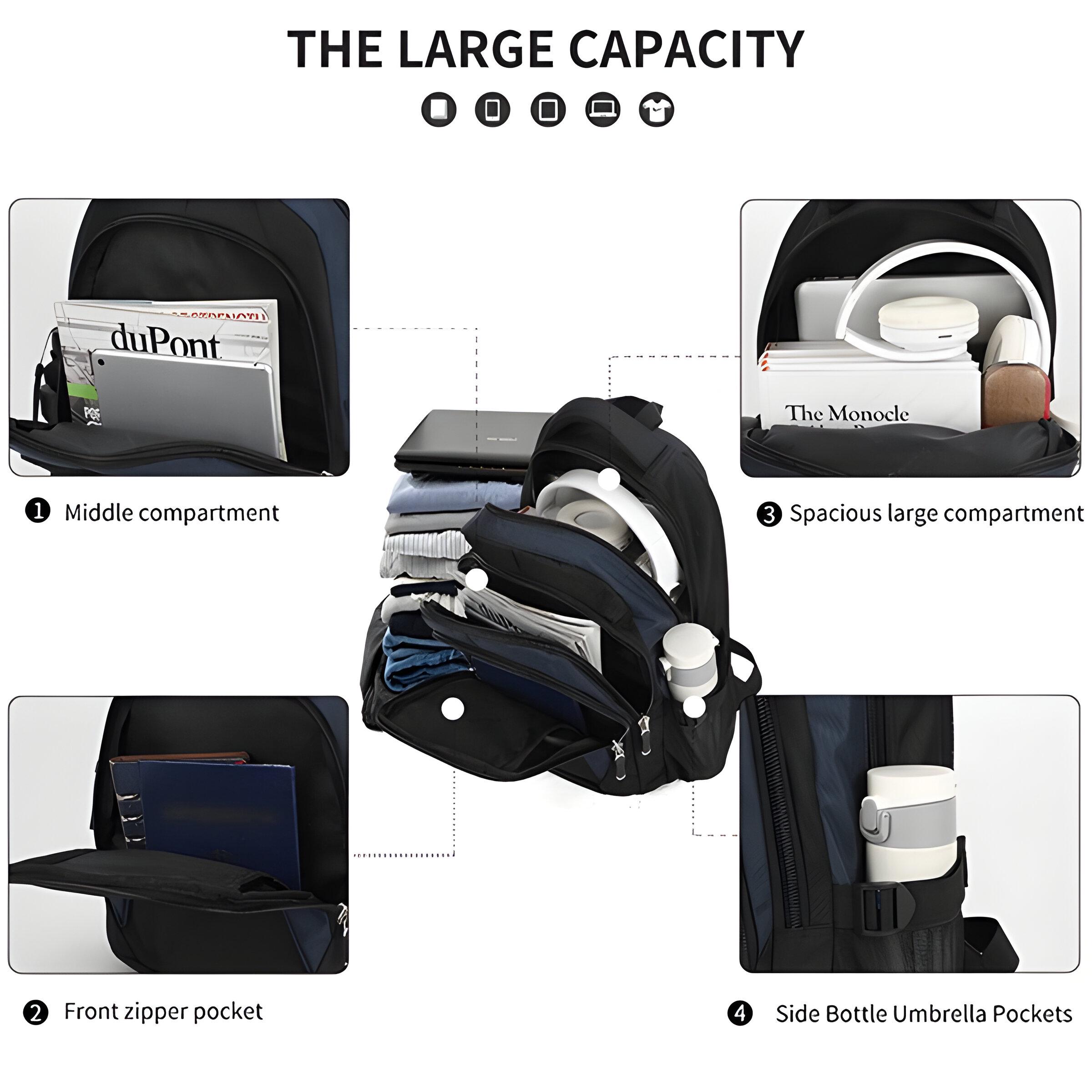 Рюкзак Justpack универсальный c ортопедической спинкой 26х42х18 см Серый (8853) - фото 6