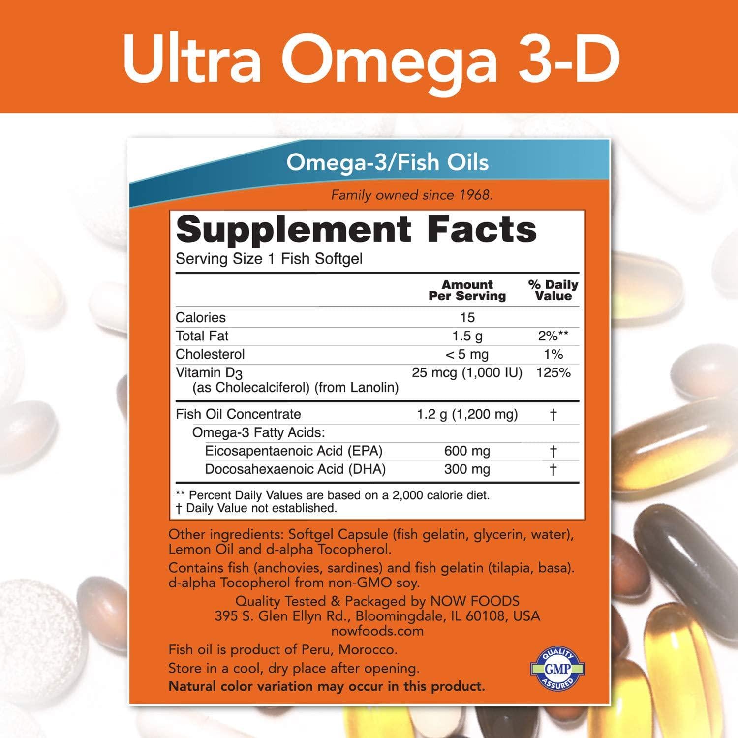 Витамины Ultra Omega 3-D 90 капсул - фото 2