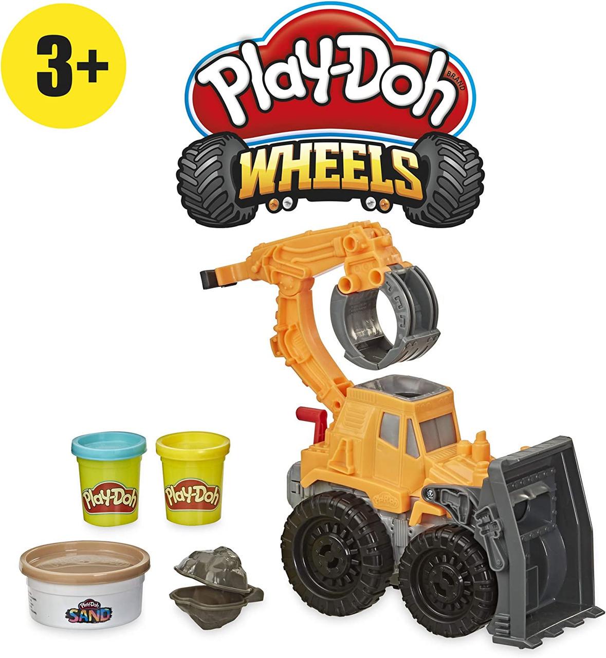 Ігровий набір для ліплення пластилін Play-Doh Wheels Front Loader Кар'єрний навантажувач (E9226) - фото 3