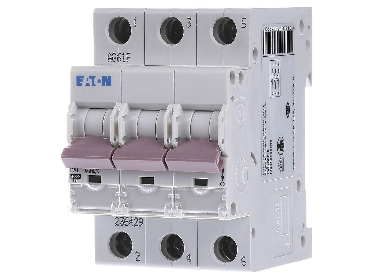 Автоматичний вимикач Eaton Moeller PXL-B25/3 3P 10А B (29560267)