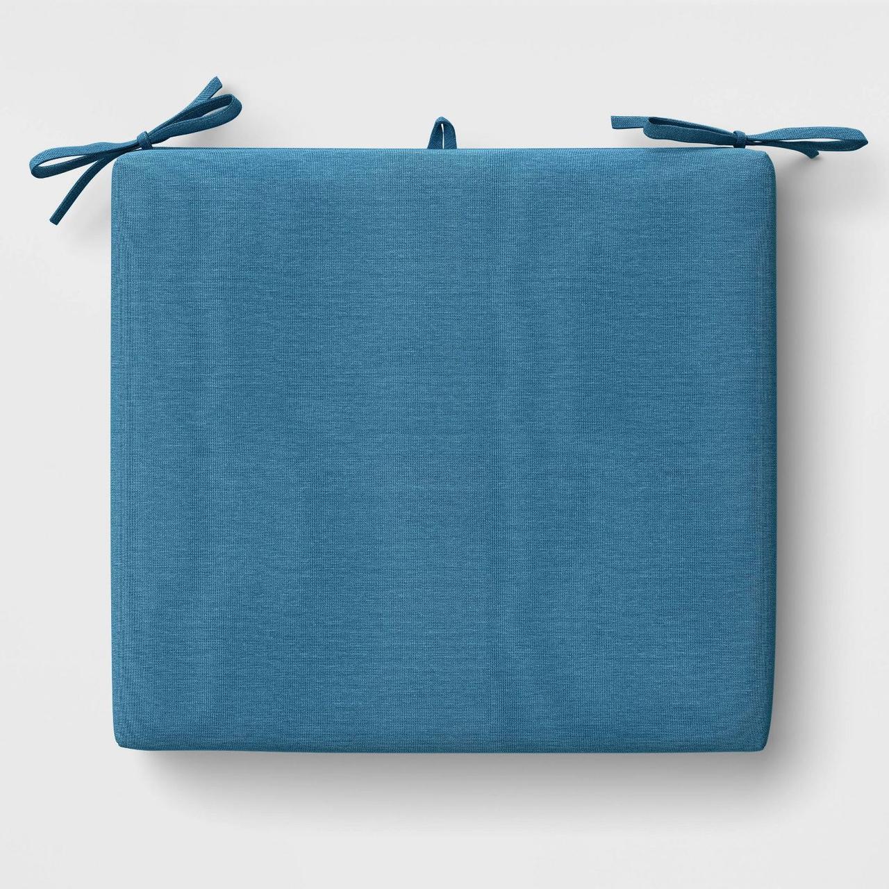 Подушка на стілець/крісло BIG YETI 35x35x5 см квадратна тканина нейлон Блакитний (6149891)