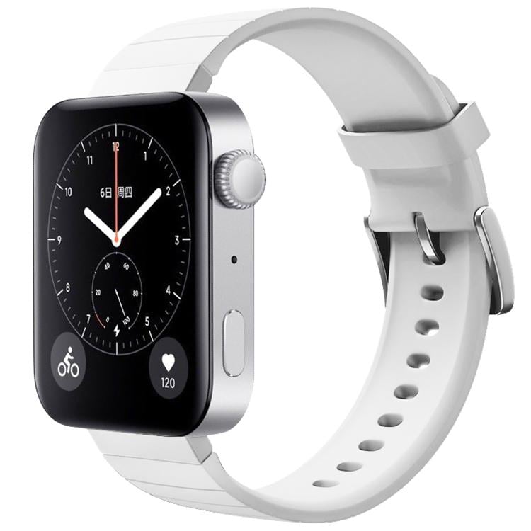 Силіконовий ремінець BeCover для Xiaomi Mi Watch/Garmin Vivoactive 3S/4S/Venu 2С/Canyon CNS/SW71SS/Mobvoi TicWatch C2/Withings Activite Steel/HUAWEI HONOR S1 White (704521)