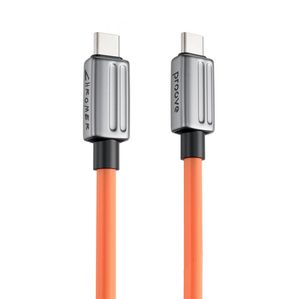 Кабель Proove Chromer Type-C to Type-C 240 W 1 м Оранжевый (57729 orange)