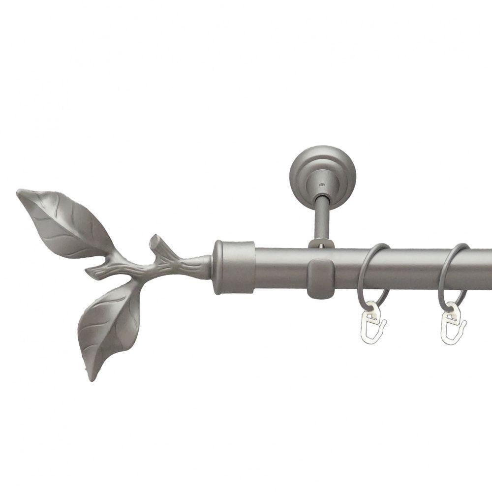 Карниз Orvit Листок однорядный гладкий 25 мм 240 см Сатин (6322033)