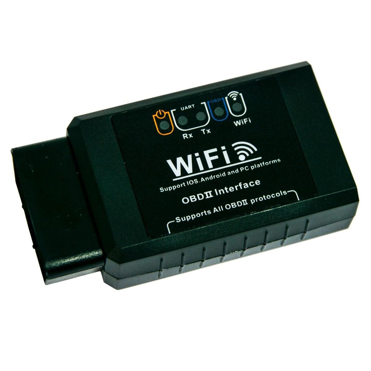 Автосканер OBD2 ELM327 WIFI 2714 Черный (14102751)