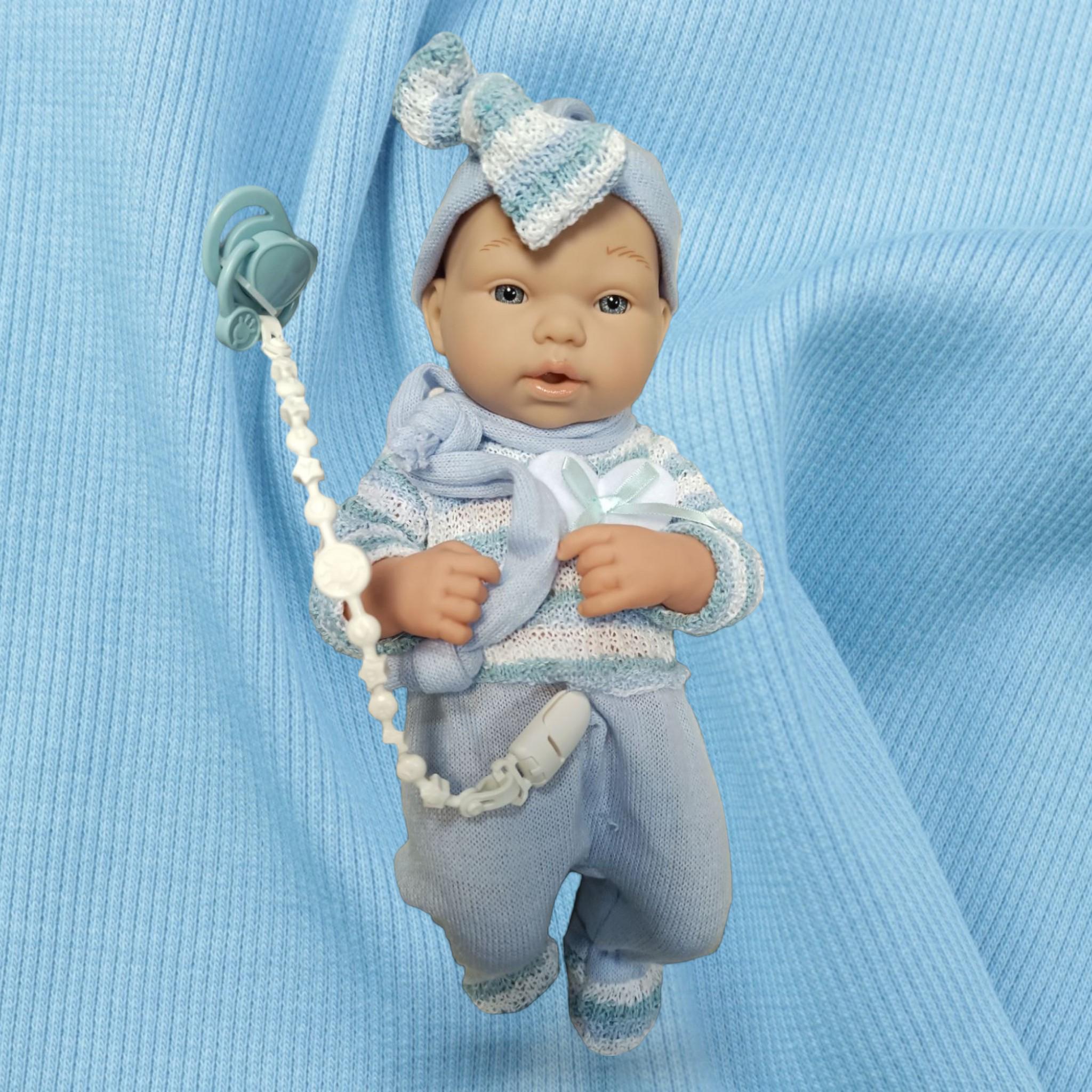 Пупс с голубыми глазами Pure Baby TK Union Group 33см(Р_DF14/047B) - фото 5 Пупс с голубыми глазами Pure Baby TK Union Group 33см(Р_DF14/047B) - фото 5