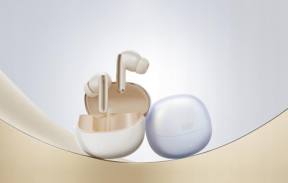 Навушники бездротові TWS QCY HT08 MeloBuds Pro Gold (226698) - фото 6 Навушники бездротові TWS QCY HT08 MeloBuds Pro Gold (226698) - фото 6