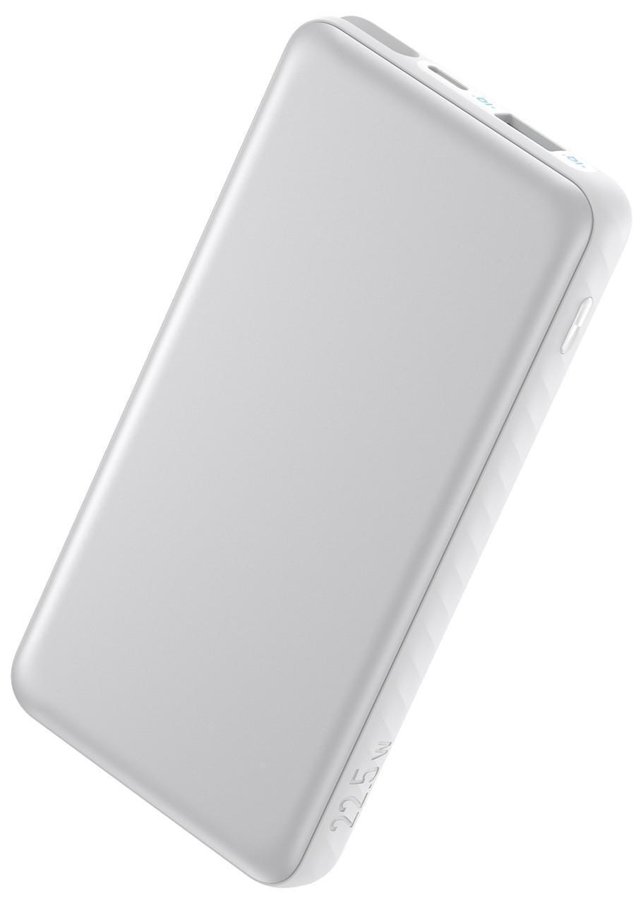 Зарядное устройство портативное для ноутбука Anker Built-In USB-C Cable 10000 mAh 22,5W Белый (7227886)