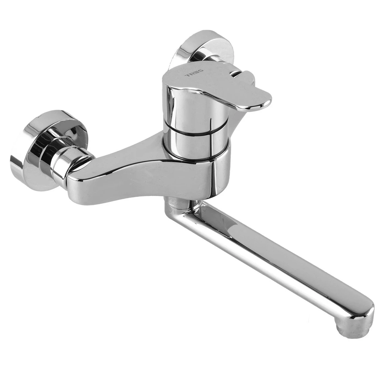 Смеситель для умывальника или кухни 139418-BM-Tres настенный излив 160 мм (1000000818)