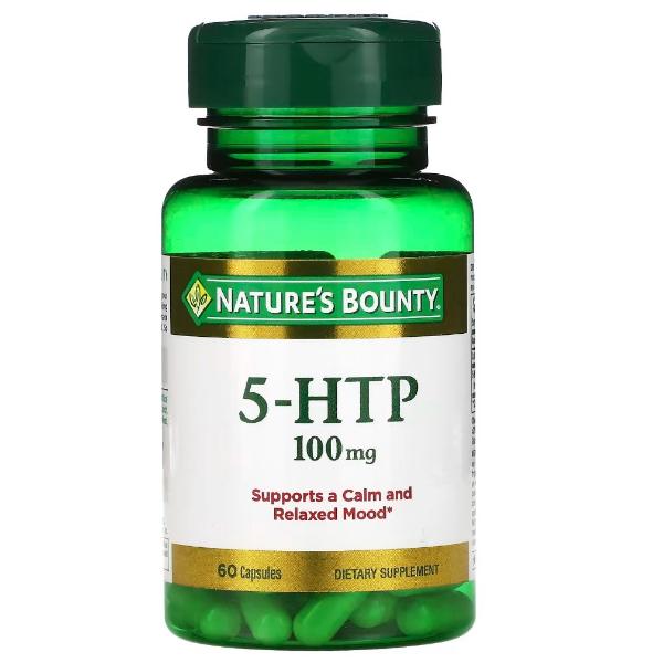 Триптофан Nature's Bounty 5-HTP 100 мг 60 капс. (000021669)