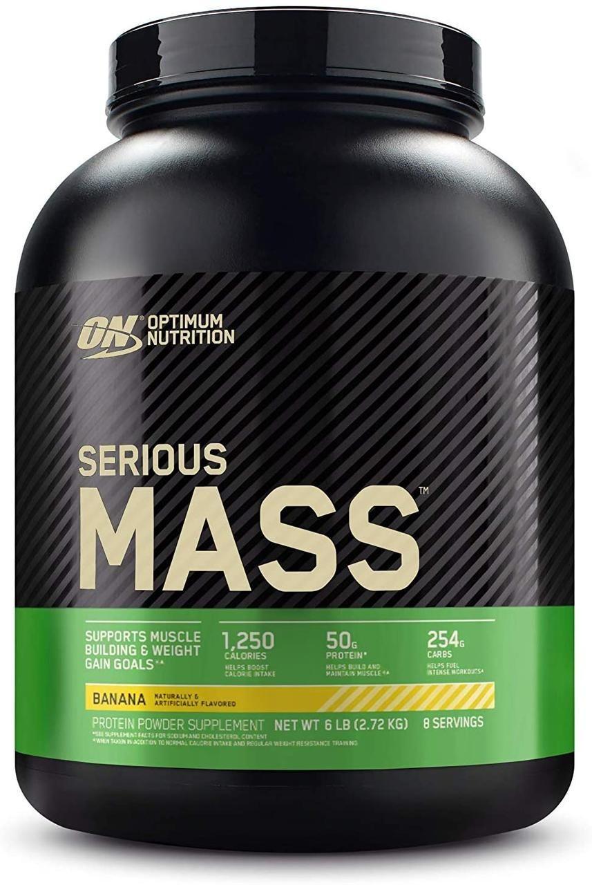 Гейнер Optimum Nutrition Serious Mass Банан 2,72 кг