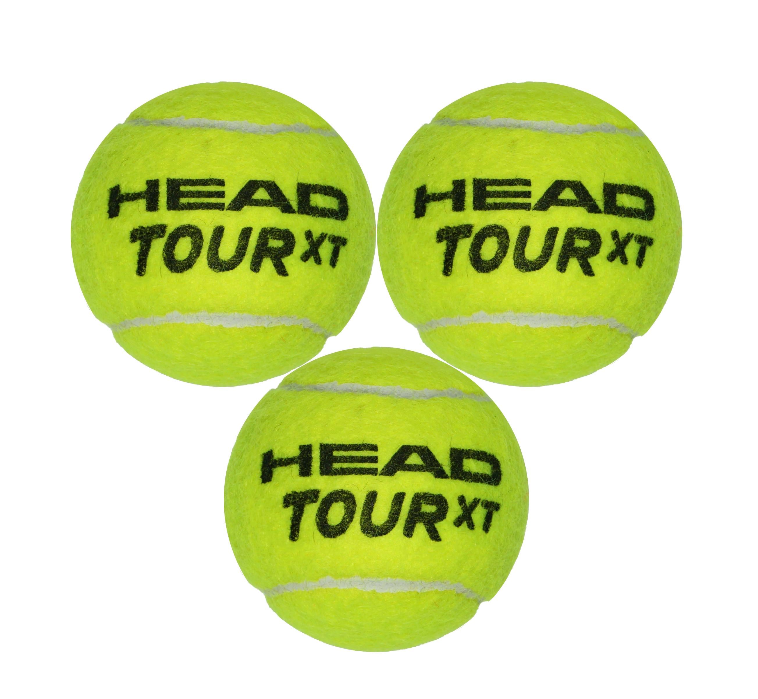 Набор мячей HEAD TOURxt для большого тенниса 3 шт. (32631102)