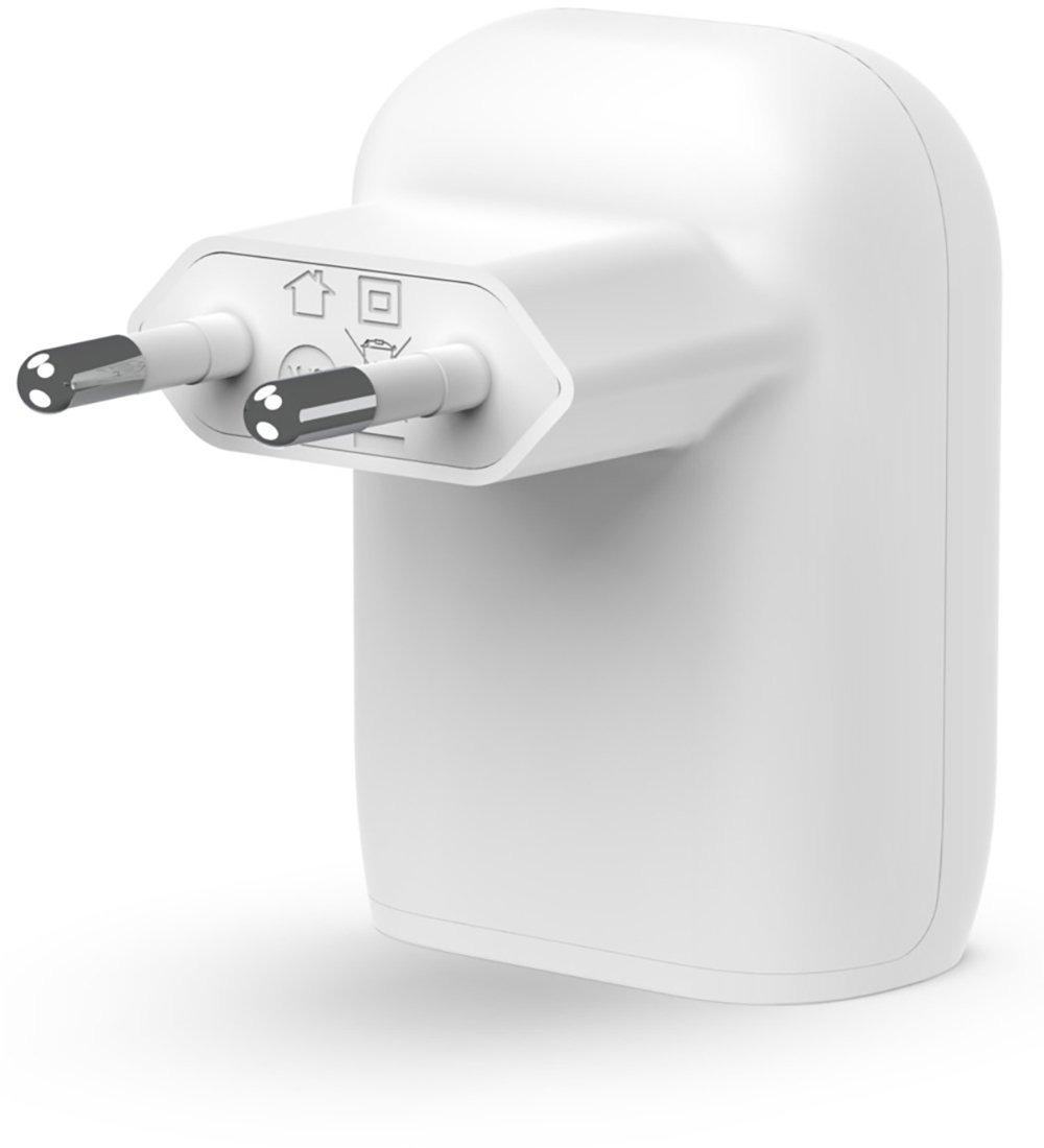 Зарядное устройство Belkin 30 Вт с кабелем USB-С - Lightning 1 м Белый (WCA005VF1MWH-B5) - фото 2 Зарядное устройство Belkin 30 Вт с кабелем USB-С - Lightning 1 м Белый (WCA005VF1MWH-B5) - фото 2