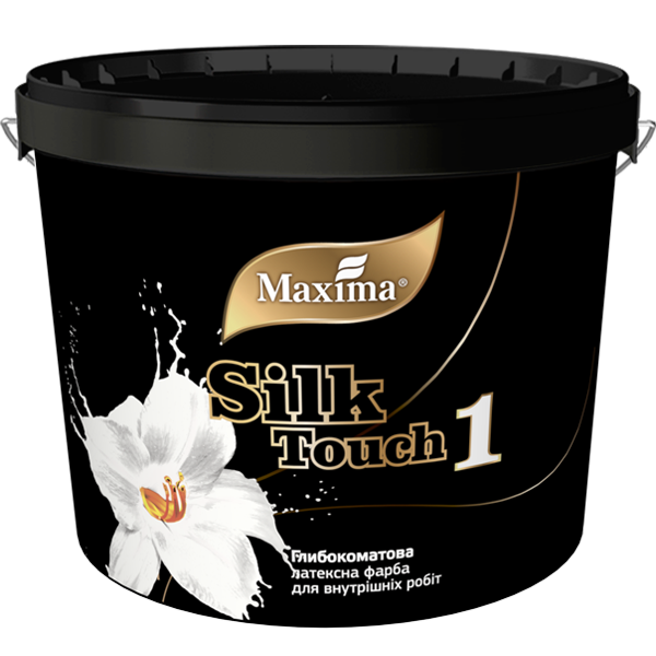 Краска латексная глубокоматовая для внутренних работ Silk Touch 1 Maxima база А 3,5 кг Белый глубоко матовый (2792905088)