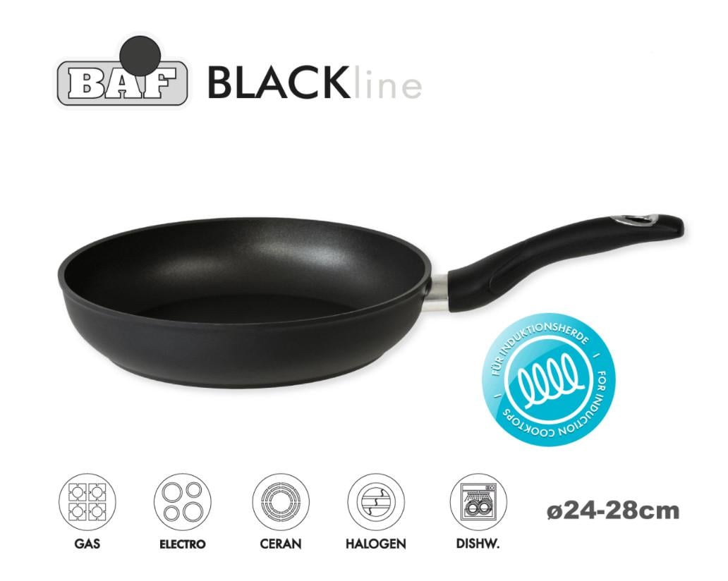 Сотейник індукційний BAF BlackLine Induction 24 см (700136240) - фото 3 Сотейник індукційний BAF BlackLine Induction 24 см (700136240) - фото 3