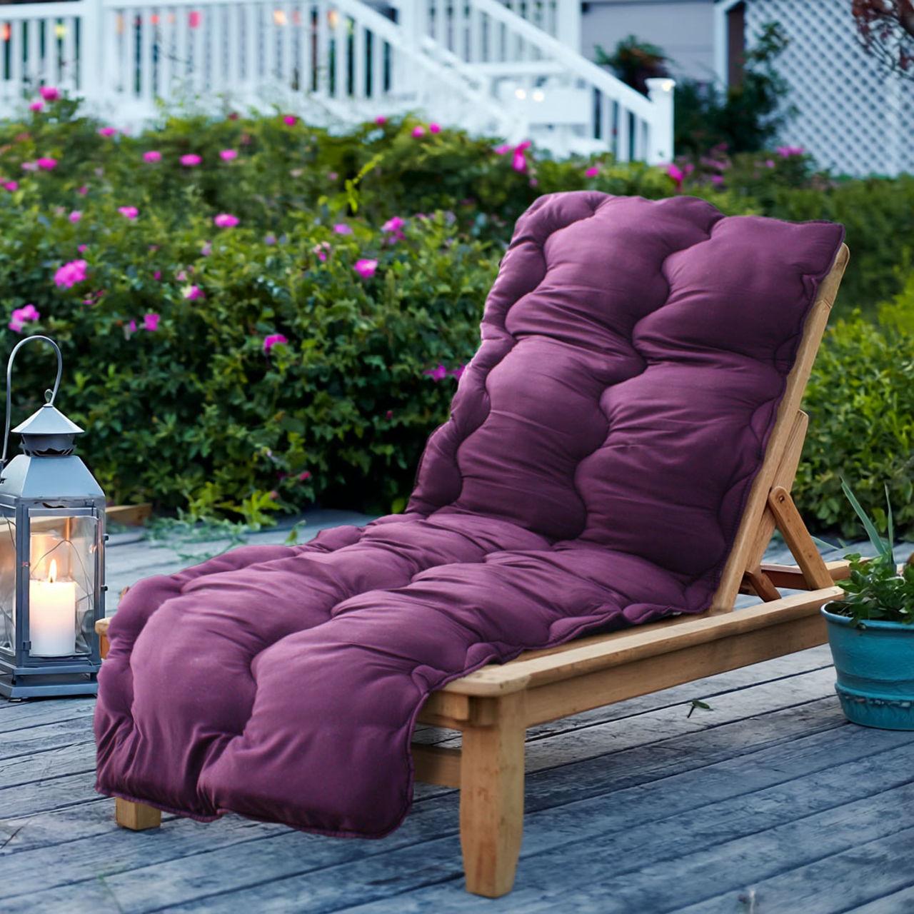 Матрас для шезлонга LITE МІ0023 190х60х10 см Фіолетовий (162490) - фото 1 Матрас для шезлонга LITE МІ0023 190х60х10 см Фіолетовий (162490) - фото 1