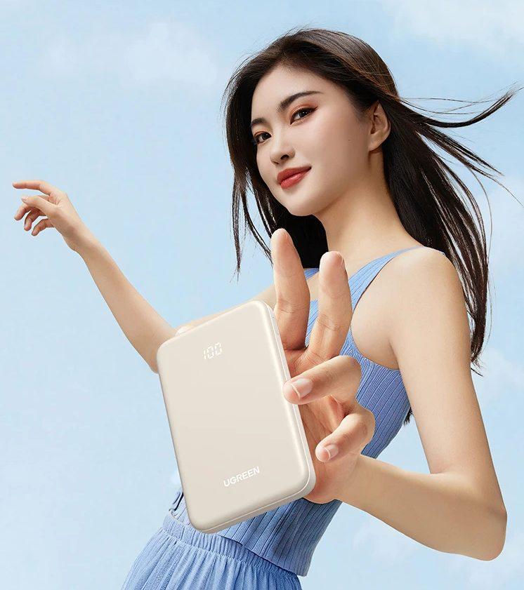 Повербанк UGREEN PB507 10000 mAh 22.5 ват Бежевий (30104806) - фото 2 Повербанк UGREEN PB507 10000 mAh 22.5 ват Бежевий (30104806) - фото 2