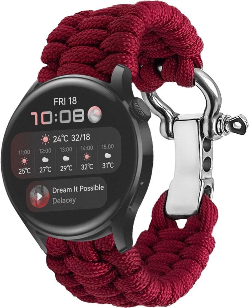 Ремешок из Паракорда Ruper для Huawei Watch 3 (22mm) Wine (30808-42)