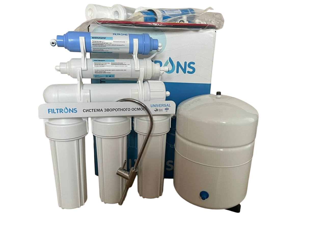 Фільтр зворотного осмосу 6 ступінчастий Filtrons Universal з мінералізатором