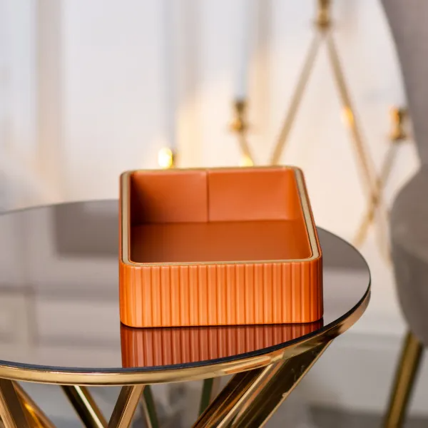 Салфетница из эко-кожи для дома и ресторана Коричневый - фото 6 Салфетница из эко-кожи для дома и ресторана Коричневый - фото 6