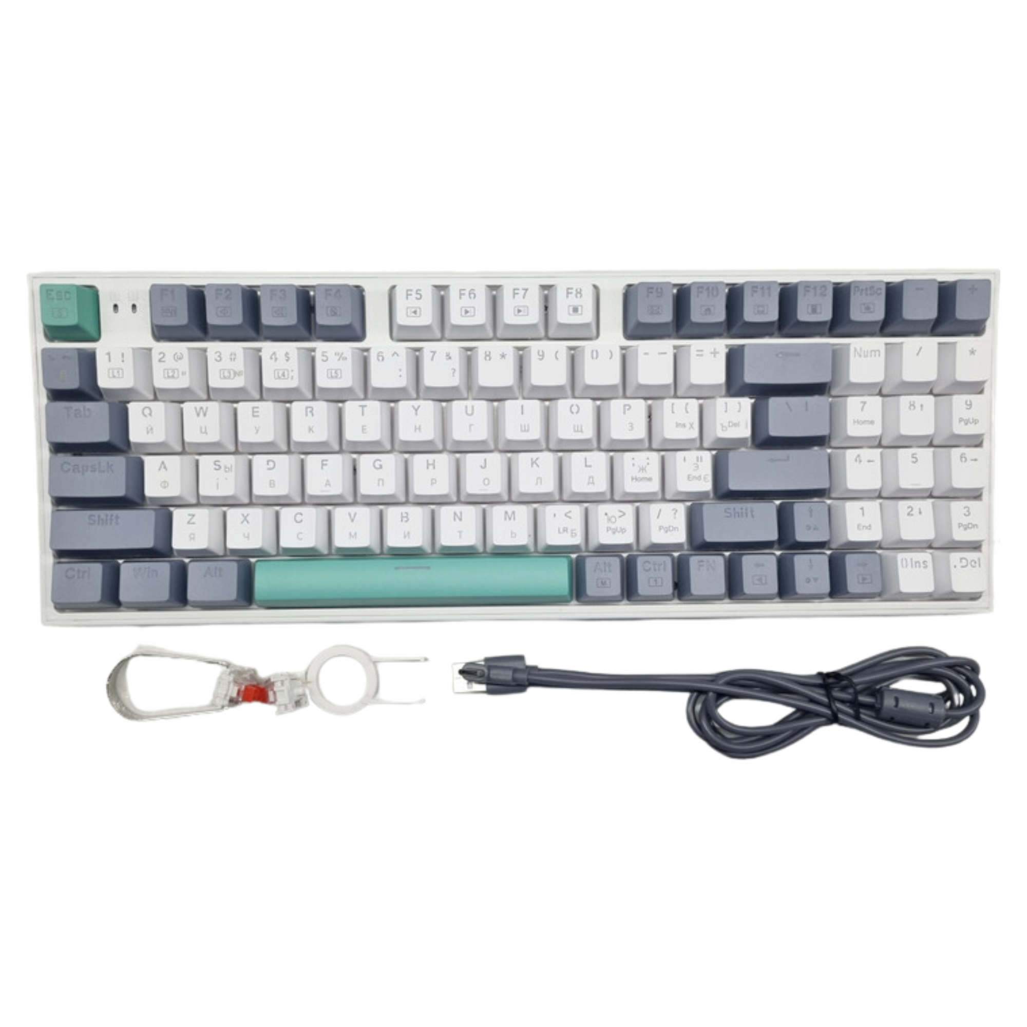 Клавиатура механическая игровая Machenike K500 с подсветкой RGB и поддержкой Hot-Swap (23683227) - фото 2 Клавиатура механическая игровая Machenike K500 с подсветкой RGB и поддержкой Hot-Swap (23683227) - фото 2