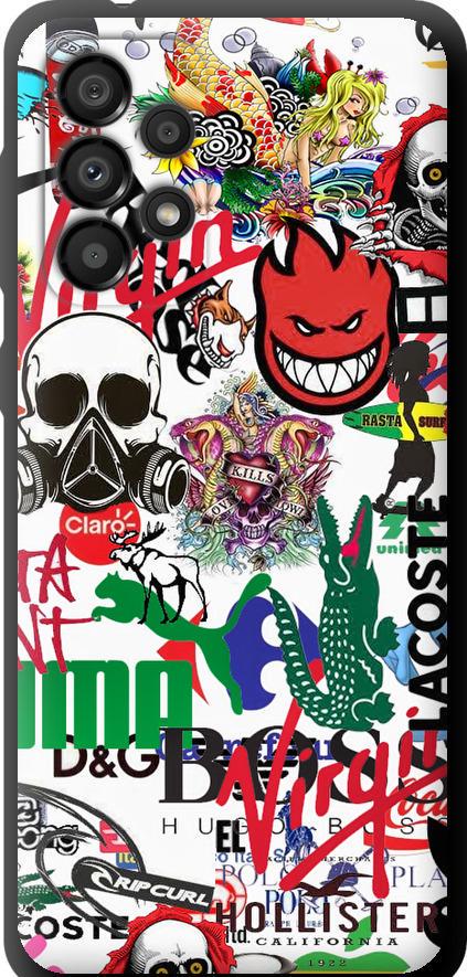Чохол на Samsung Galaxy A33 5G A336B Many different logos (4022b-2584-42517)