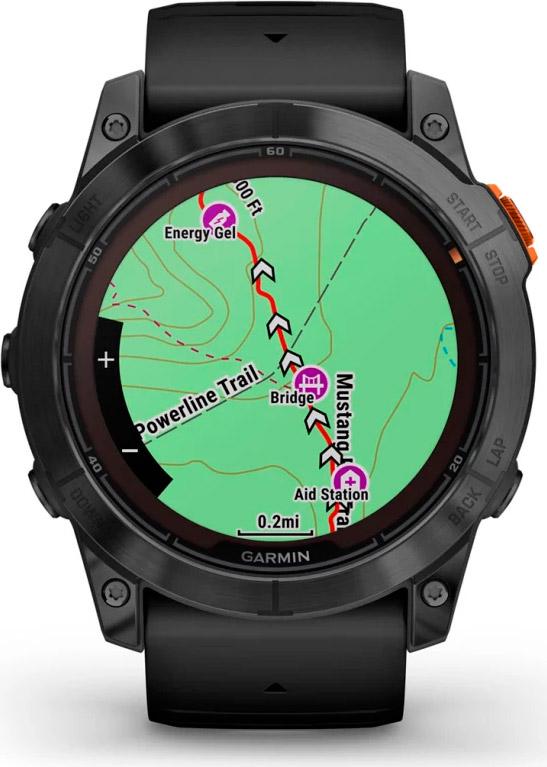 Смарт-часы Garmin Fenix 7X Pro Solar Edition 51 мм Slate Gray with Black Band (010-02778-00) - фото 3