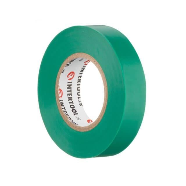 Лента изоляционная INTERTOOL IT-0051 0,15x17 мм x 20 м Зеленый (11939432)