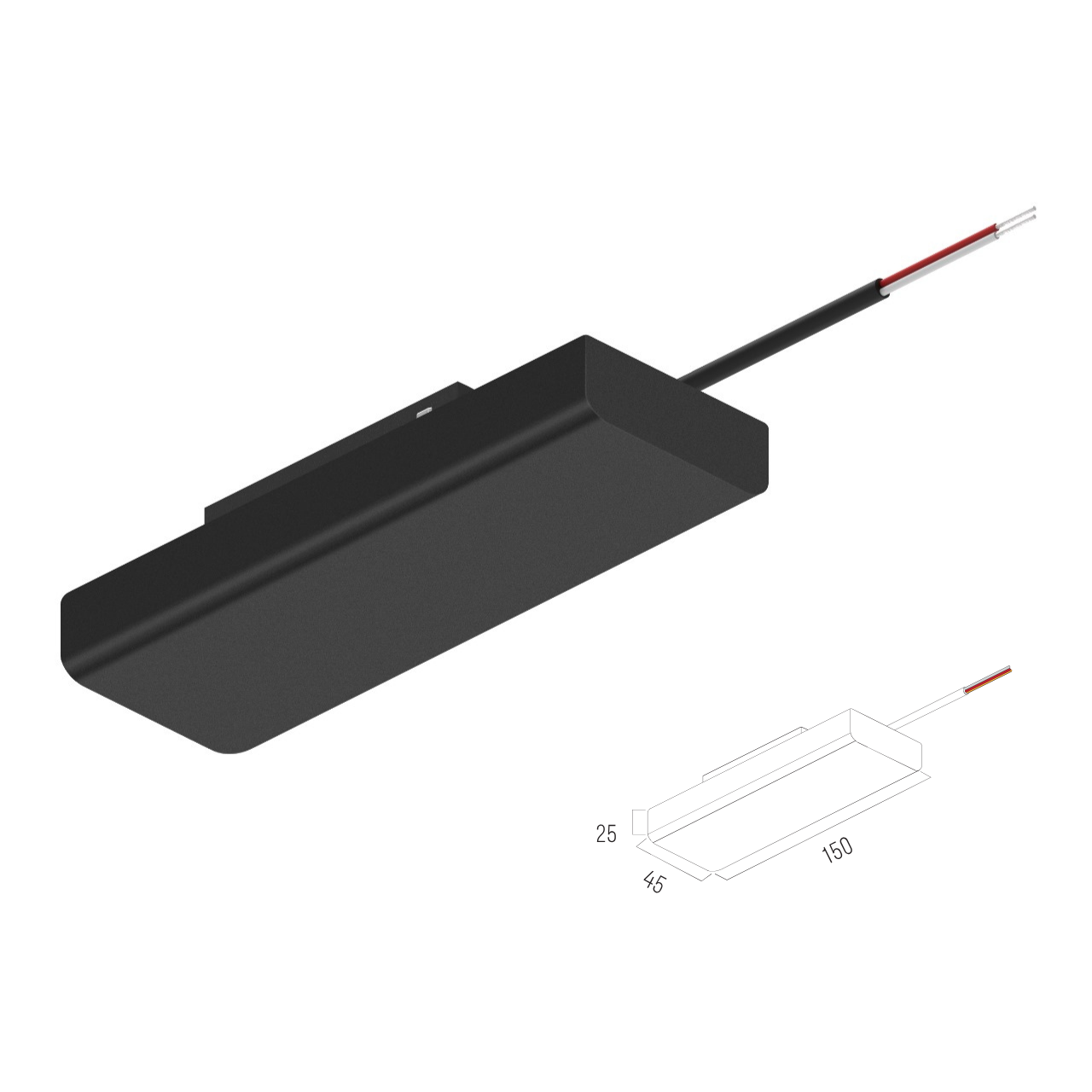 Контроллер трансформатор для трекових систем встроенный MERALLI WIFI 2,4G24V 100W Черный (TRKTWF100) - фото 4 Контроллер трансформатор для трекових систем встроенный MERALLI WIFI 2,4G24V 100W Черный (TRKTWF100) - фото 4